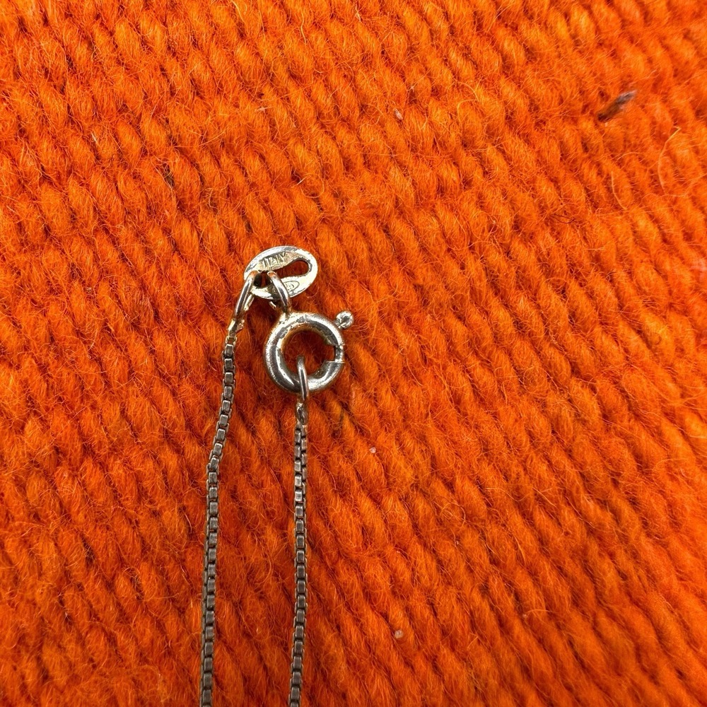 Vintage Hawaiian Heirloom Sterling Silver Kuuipo Vertical Pendant Bar Necklace - Picture 3 of 9